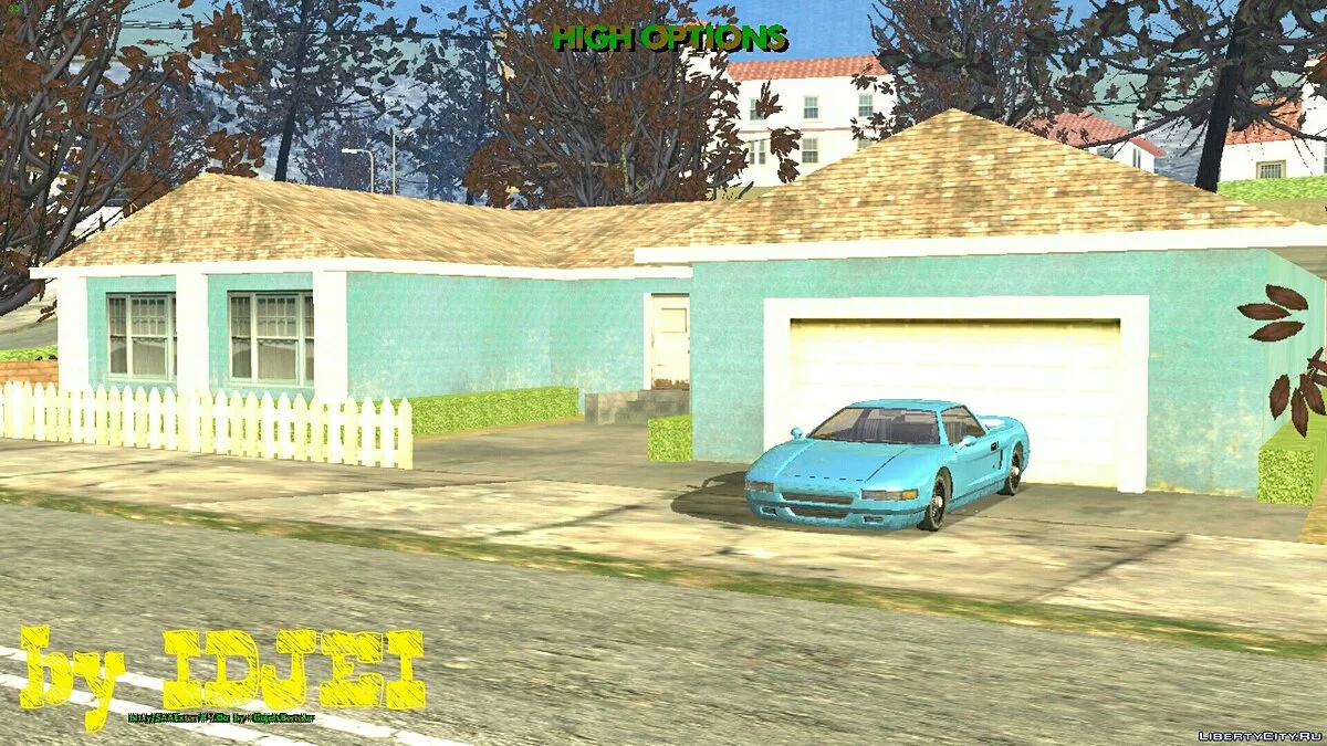 Графическая модификация - \"HIGH OPTIONS\" / GTA San Andreas (iOS, Android)