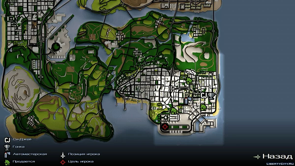 Remaster Map v4.4 / GTA San Andreas (iOS, Android)