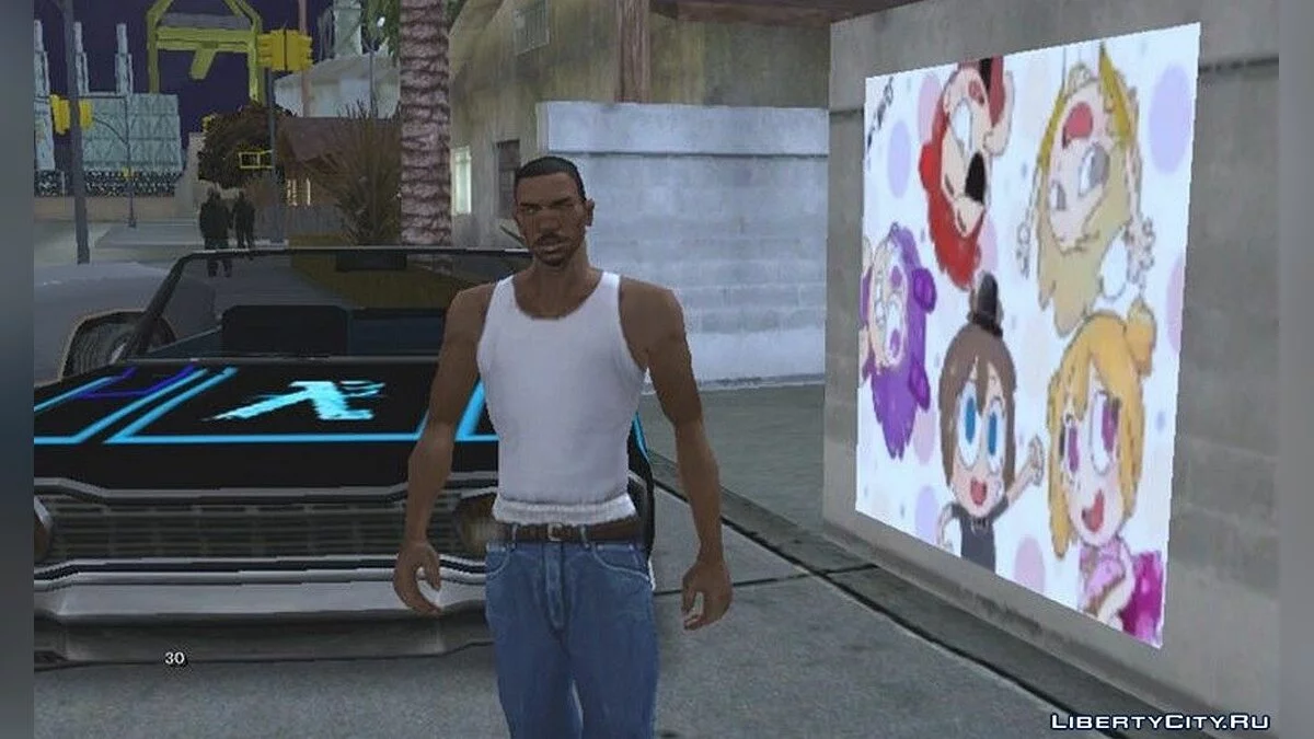 Аэрография для машины Savanna / GTA San Andreas (iOS, Android)