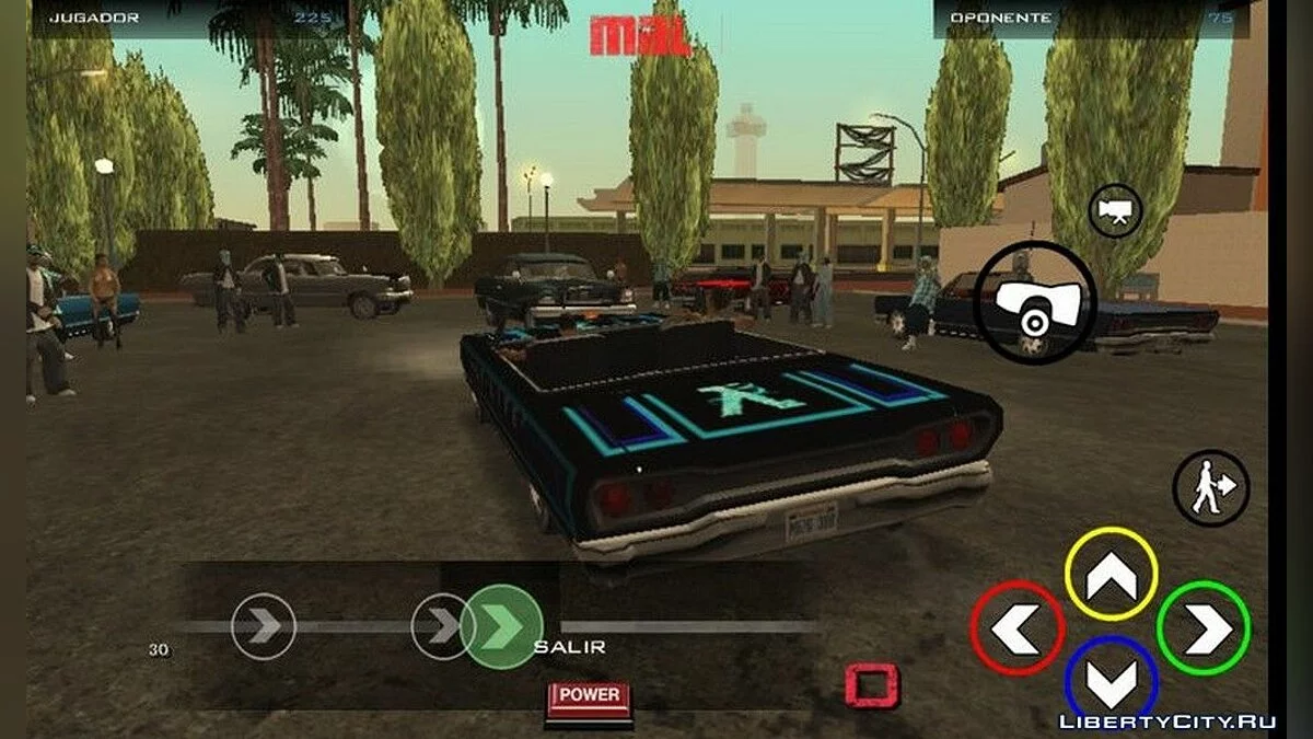 Аэрография для машины Savanna / GTA San Andreas (iOS, Android)
