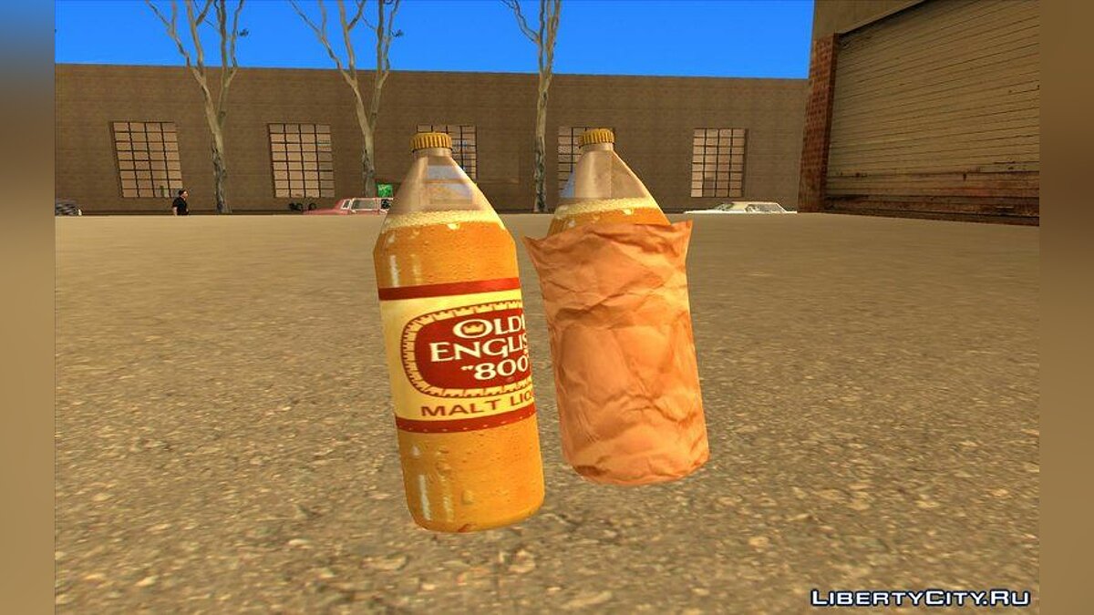Бутылки со смесями в руках уличных банд для GTA San Andreas (iOS, Android) - Картинка #2