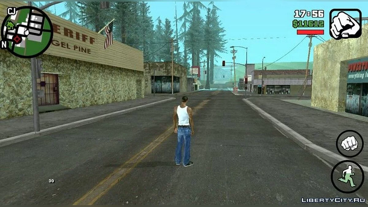Ультра HD разрешение текстур / GTA San Andreas (iOS, Android)