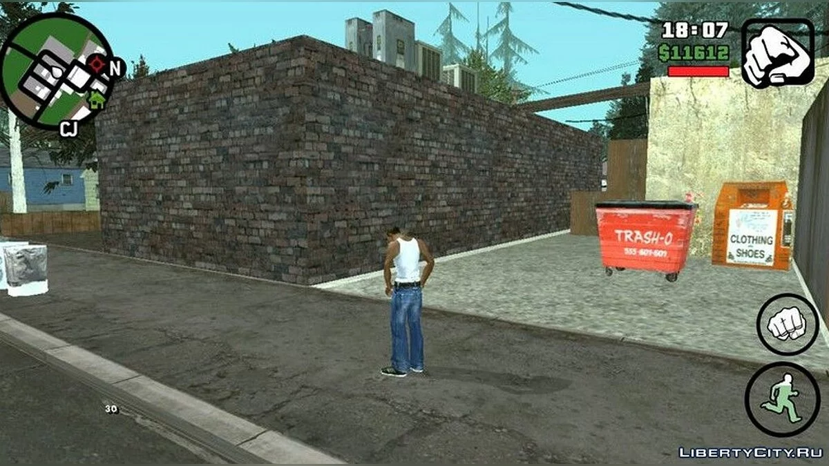 Ультра HD разрешение текстур / GTA San Andreas (iOS, Android)