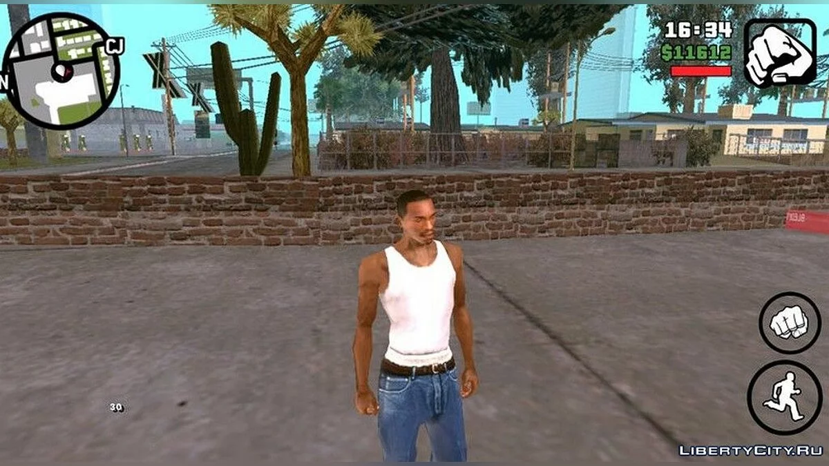 Ультра HD разрешение текстур / GTA San Andreas (iOS, Android)