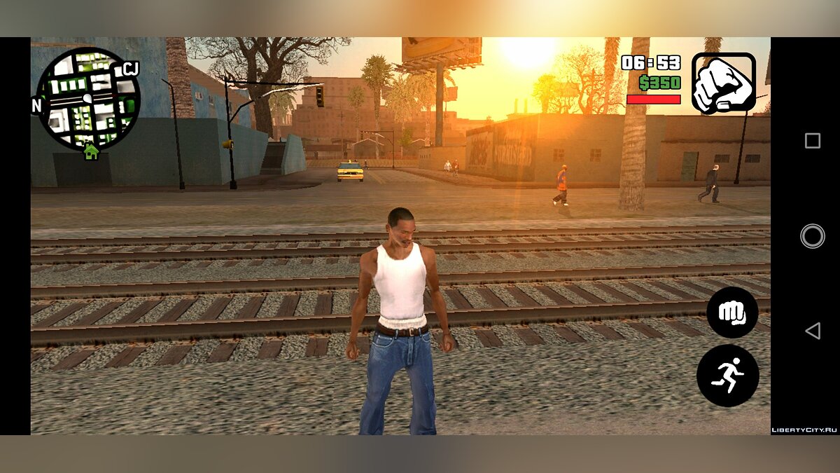 Скачать Новые кнопки в стиле GTA 5 для GTA San Andreas (iOS, Android)