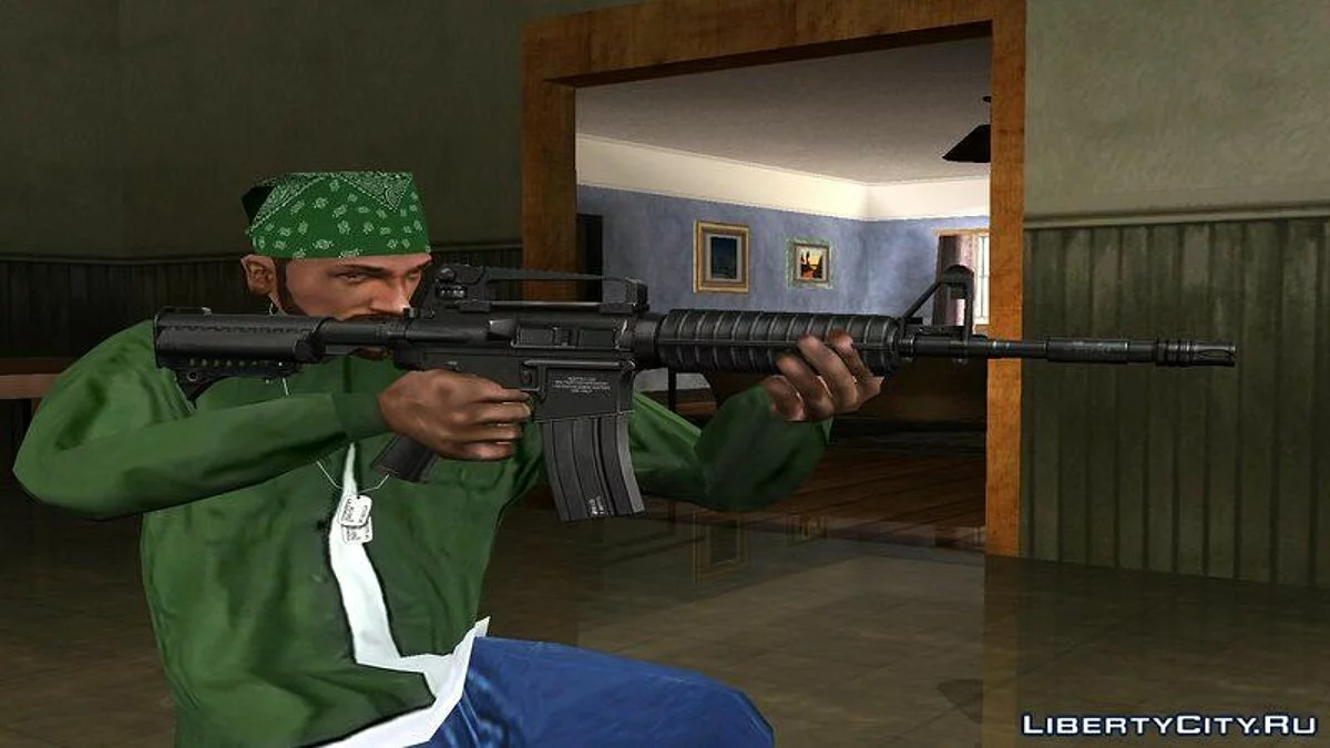 HD версии оригинального оружия / GTA San Andreas (iOS, Android)