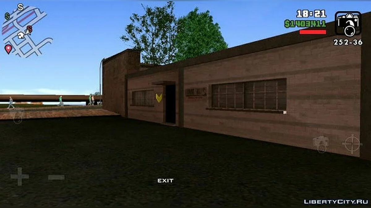 Метка входа в здание из GTA 4 / GTA San Andreas (iOS, Android)