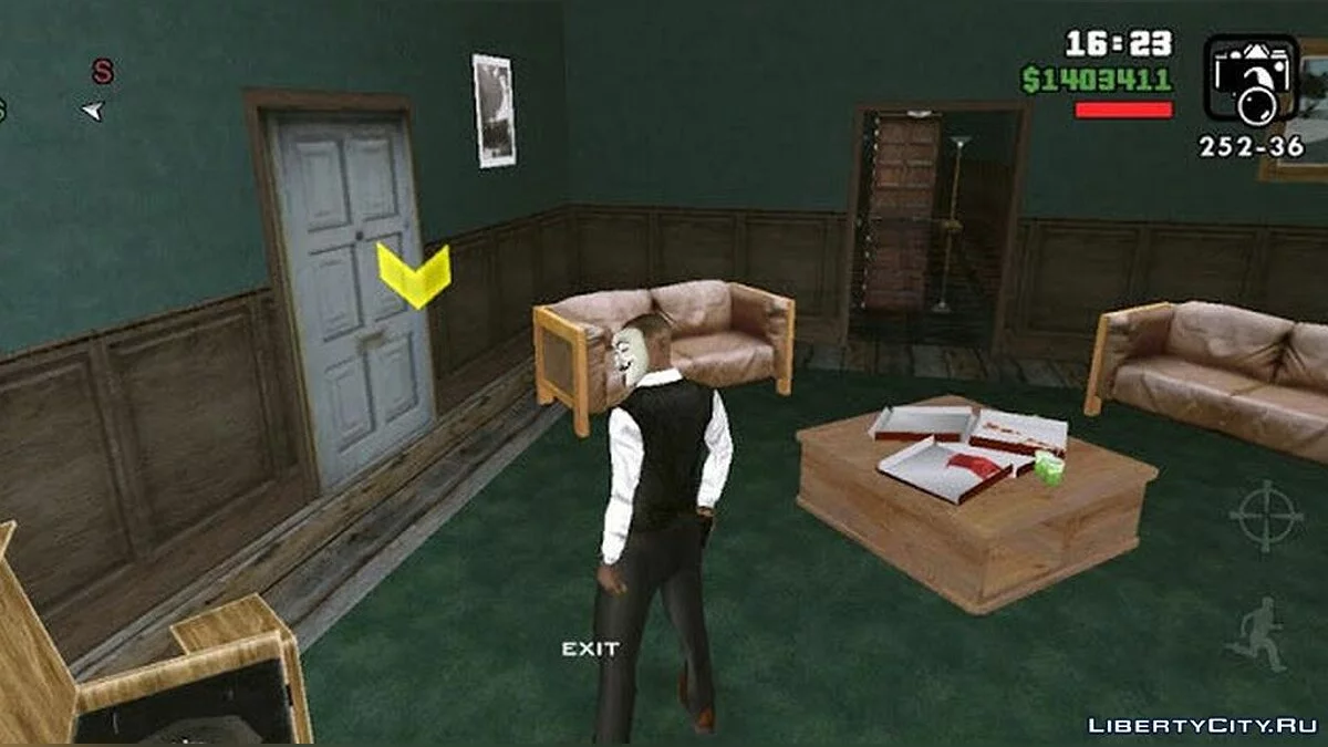 Метка входа в здание из GTA 4 / GTA San Andreas (iOS, Android)