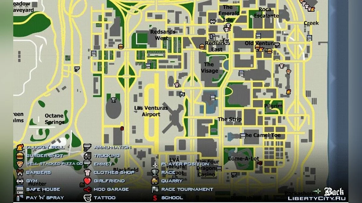 Радар в стиле Google Maps / GTA San Andreas (iOS, Android)