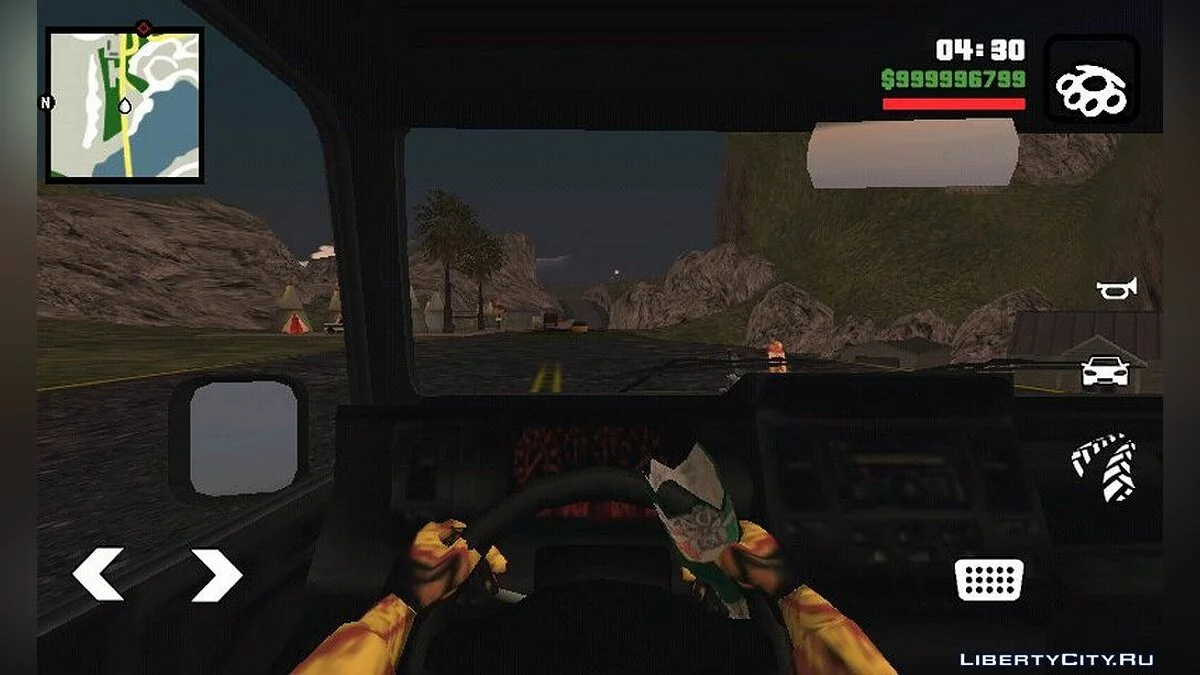 Трансформирование  пустыни в Гренландию / GTA San Andreas (iOS, Android)