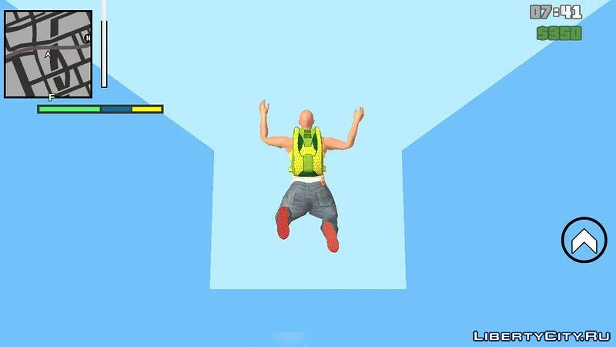 зеленый парашютный рюкзак / GTA San Andreas (iOS, Android)