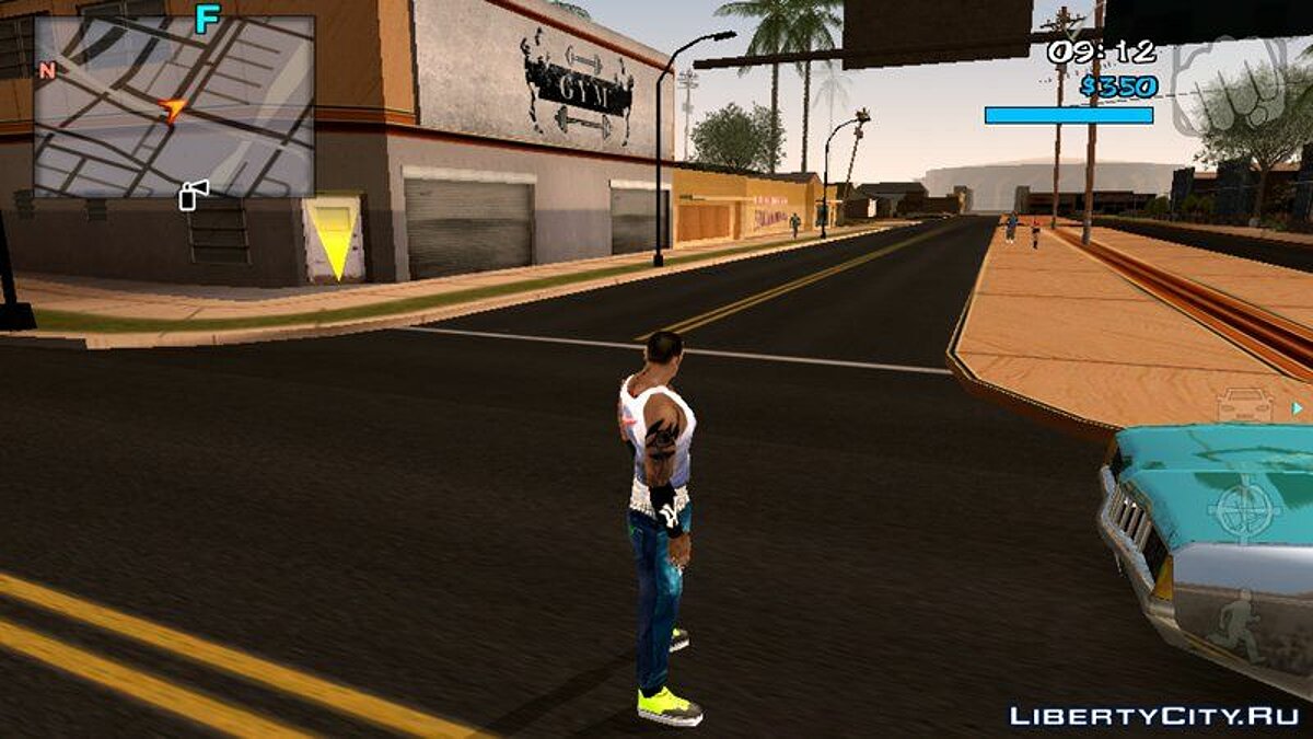 Скачать Черные текстуры дорог для машин для GTA San Andreas (iOS, Android)