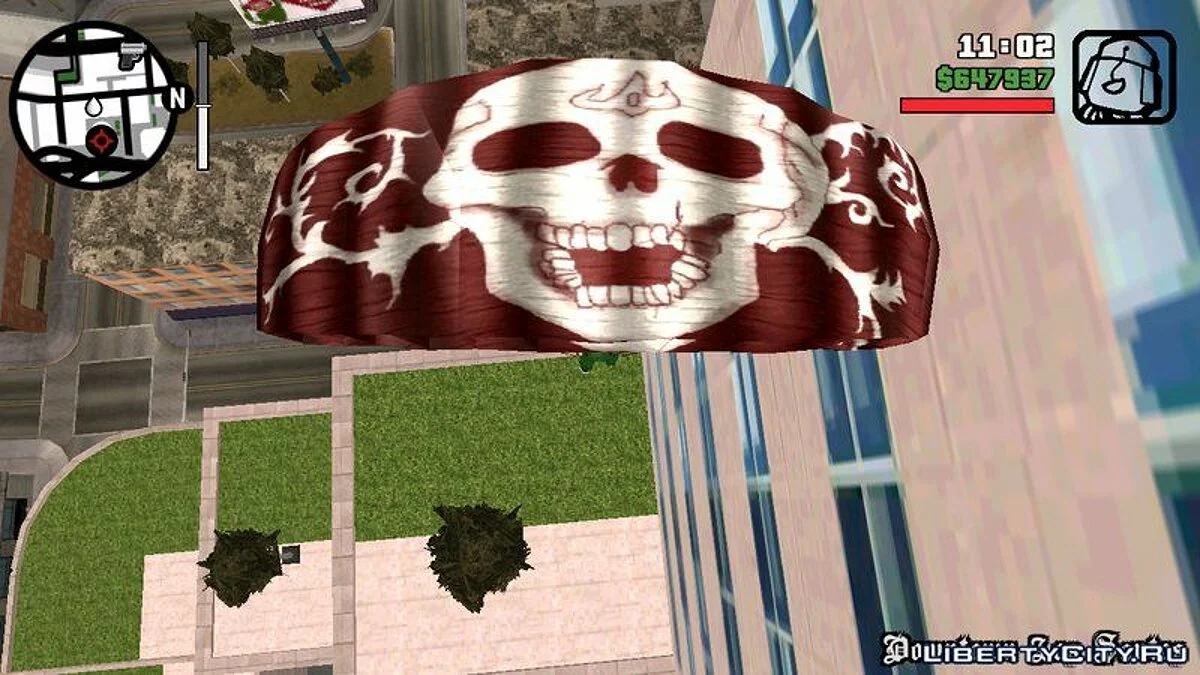 Парашют из Just Cause 2  / GTA San Andreas (iOS, Android)