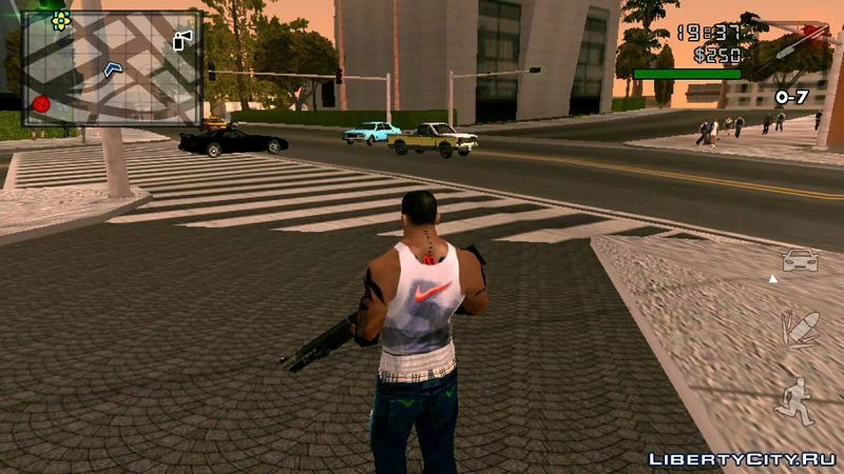 HD текстуры дорог / GTA San Andreas (iOS, Android)