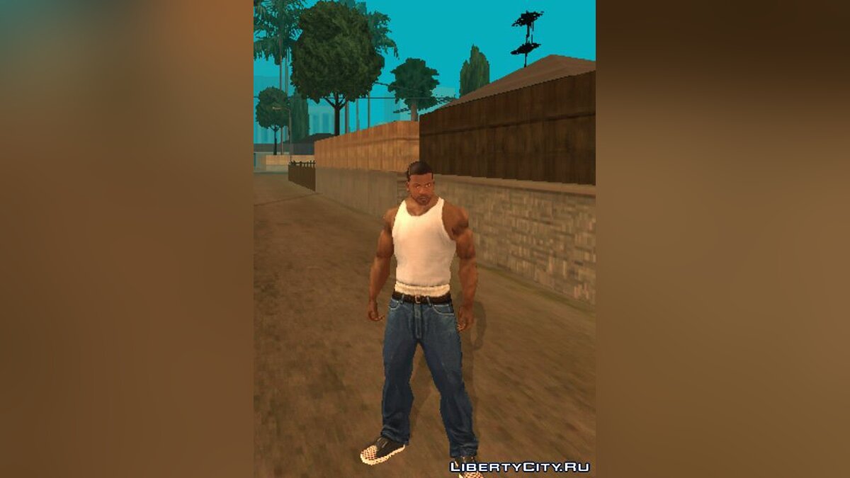 Скачать Лицо Франклина для GTA San Andreas (iOS, Android)