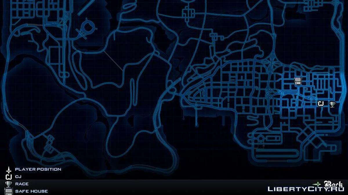 Радар из игры Need For Speed World / GTA San Andreas (iOS, Android)
