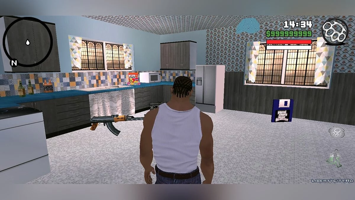 Новый интерьер для дома Си Джея / GTA San Andreas (iOS, Android)