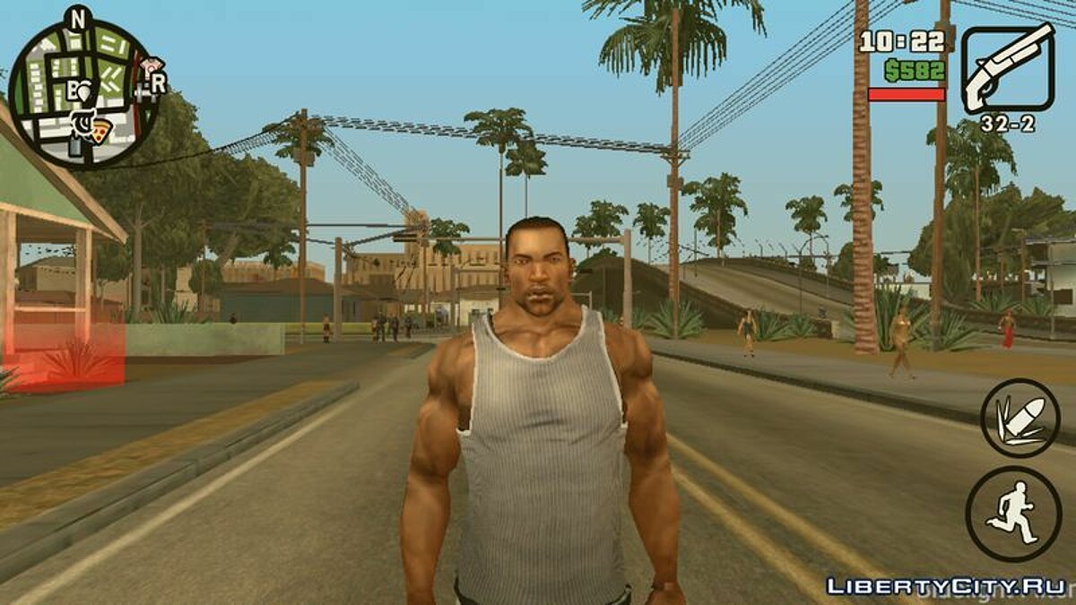 Скачать Си Джей в HD качестве для GTA San Andreas (iOS, Android)