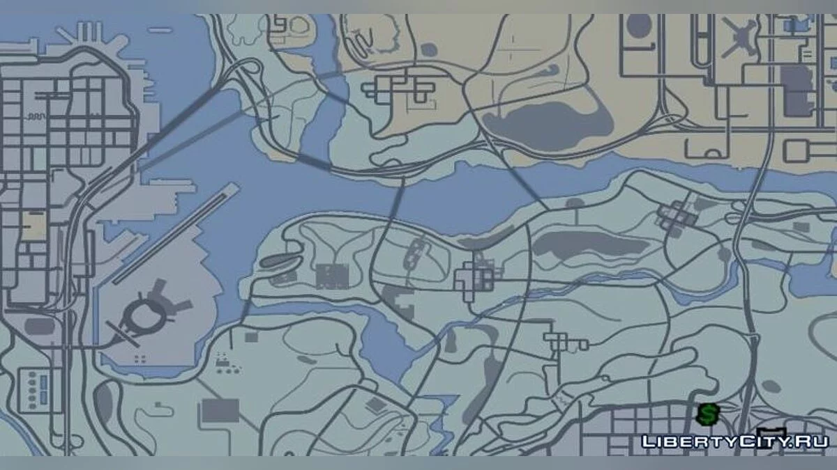 Карта в стиле GTA V для Android / GTA San Andreas (iOS, Android)