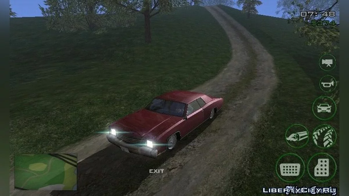 Новая и реалистичная текстура травы / GTA San Andreas (iOS, Android)