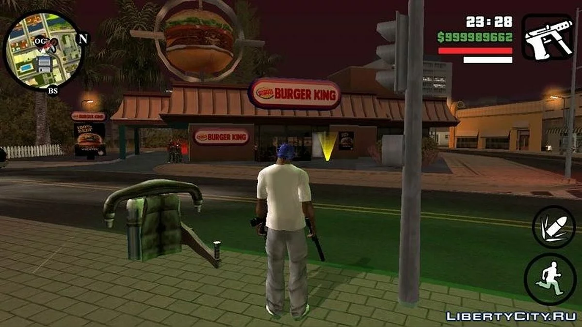 Реальные названия магазинов и ресторанов  / GTA San Andreas (iOS, Android)