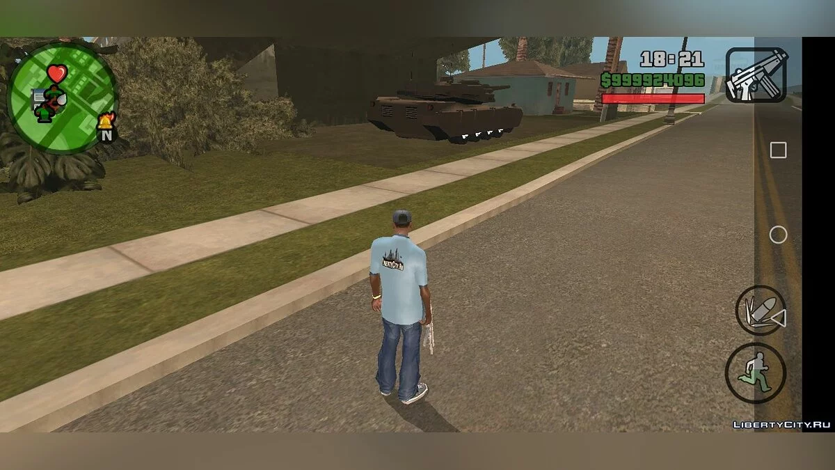 Новый тротуар на Grove Street / GTA San Andreas (iOS, Android)