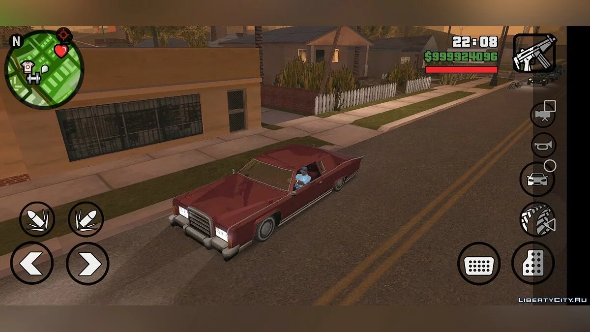 Новый тротуар на Grove Street / GTA San Andreas (iOS, Android)