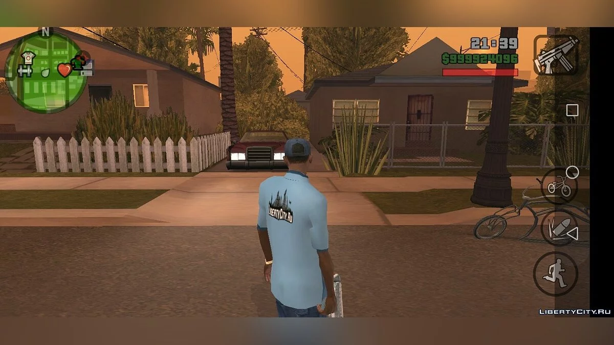 Новый тротуар на Grove Street / GTA San Andreas (iOS, Android)
