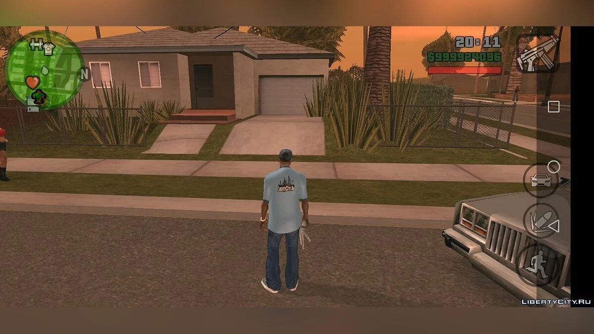 Новый тротуар на Grove Street / GTA San Andreas (iOS, Android)