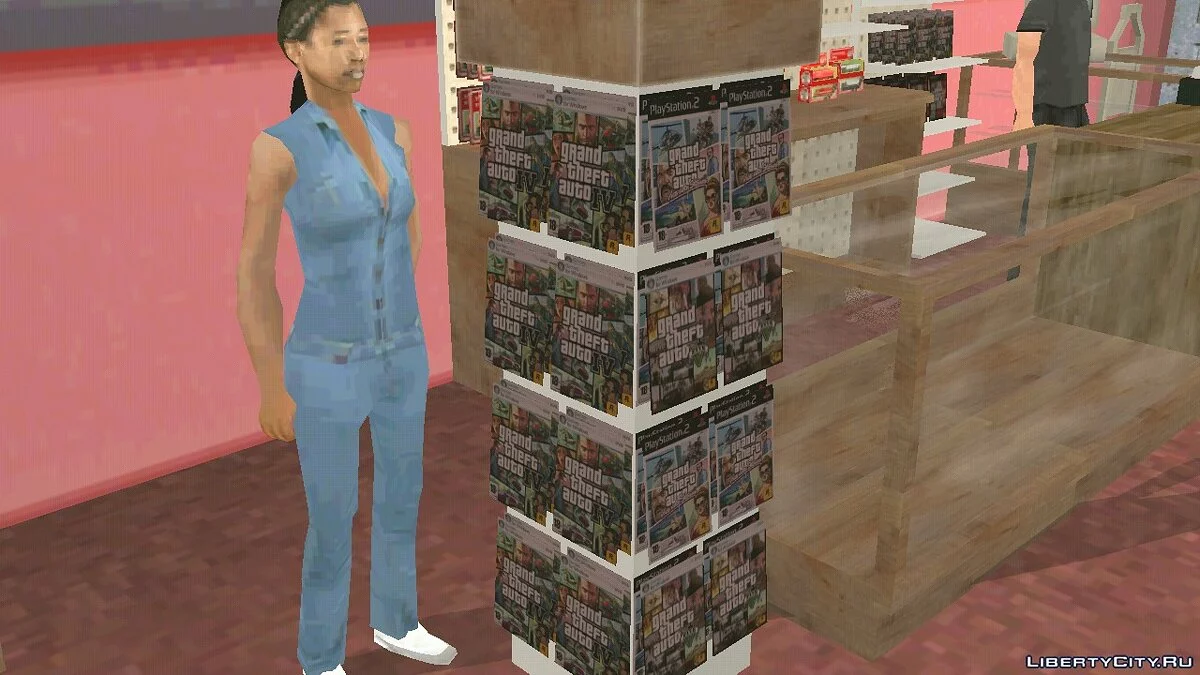 Диски с GTA в магазине Зеро / GTA San Andreas (iOS, Android)