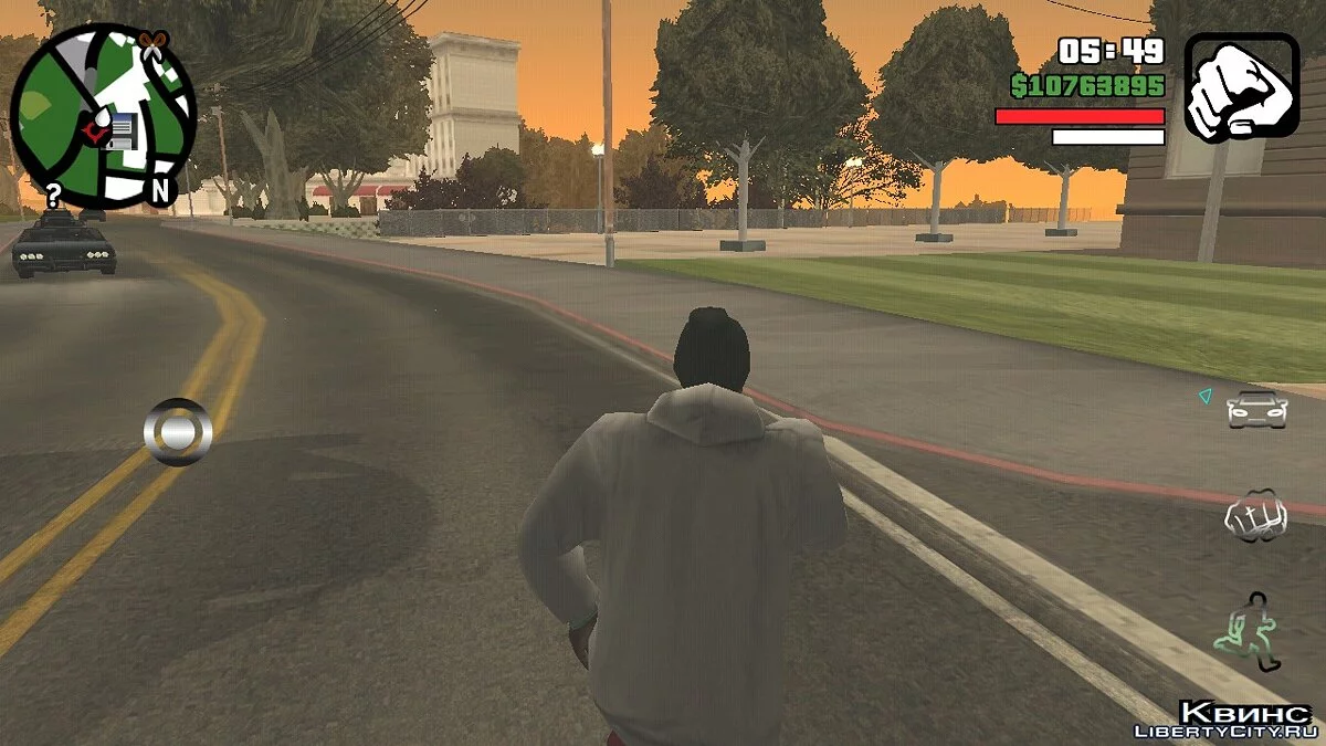 Оптимизированное оформление кнопок / GTA San Andreas (iOS, Android)