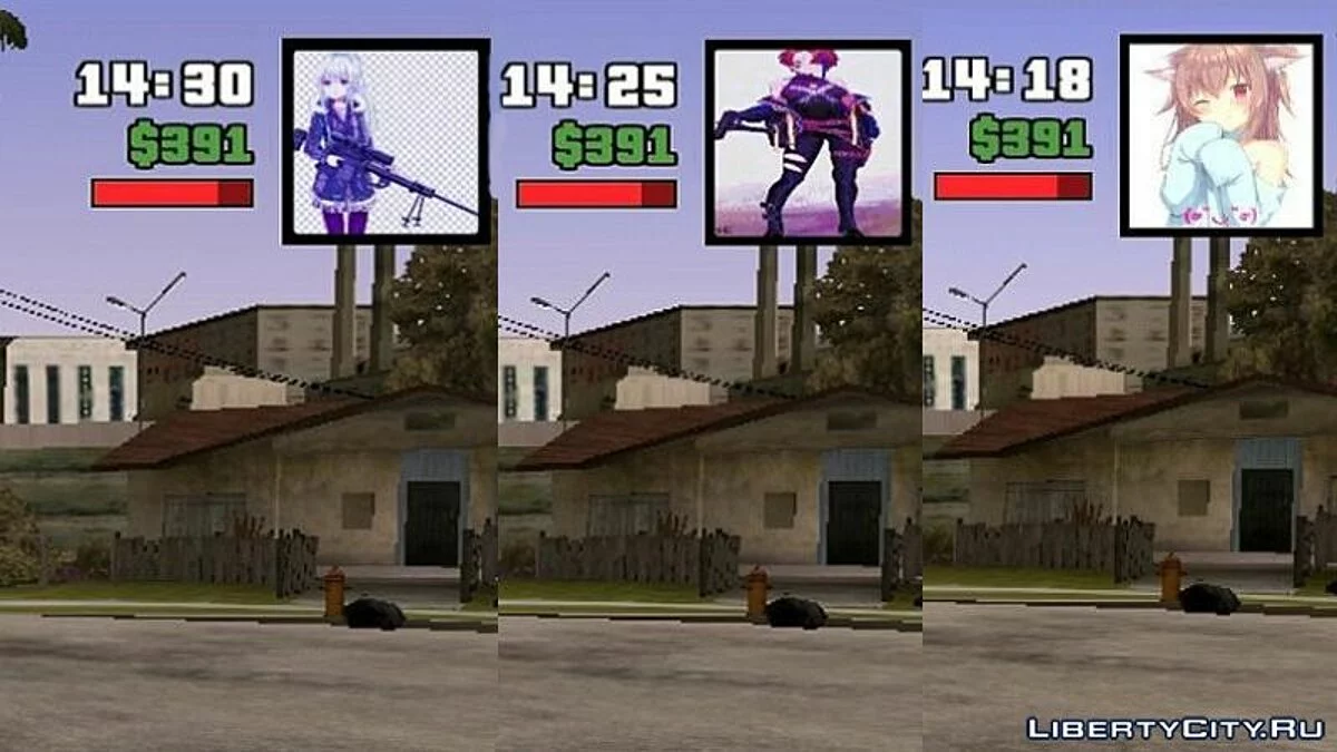 Иконки в стиле аниме / GTA San Andreas (iOS, Android)