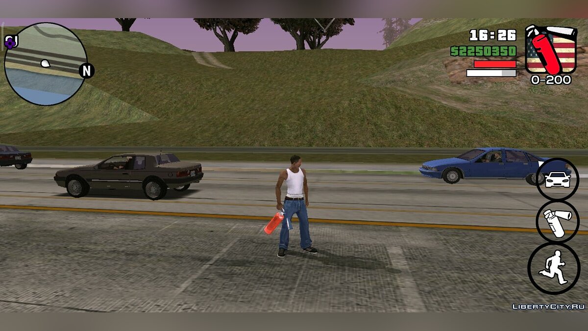 Скачать Новые иконки в стиле USA для GTA San Andreas (iOS, Android)