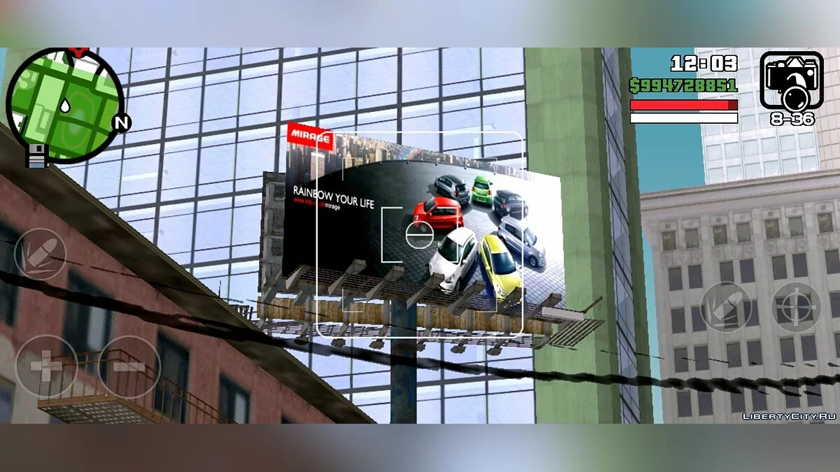 Новые рекламные щиты (билборды) / GTA San Andreas (iOS, Android)