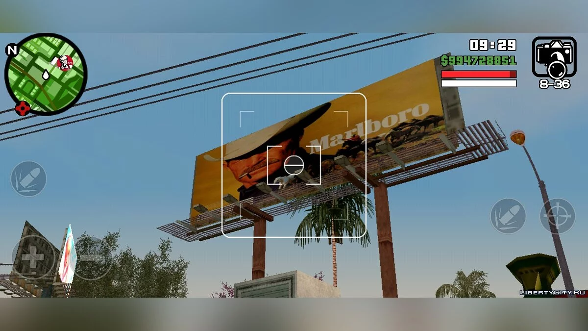 Новые рекламные щиты (билборды) / GTA San Andreas (iOS, Android)