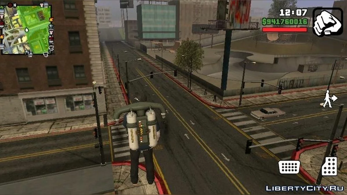 Новые текстуры дорог в HQ / GTA San Andreas (iOS, Android)