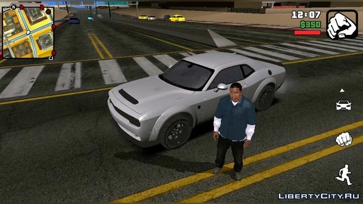 Новые текстуры дорог в HQ / GTA San Andreas (iOS, Android)