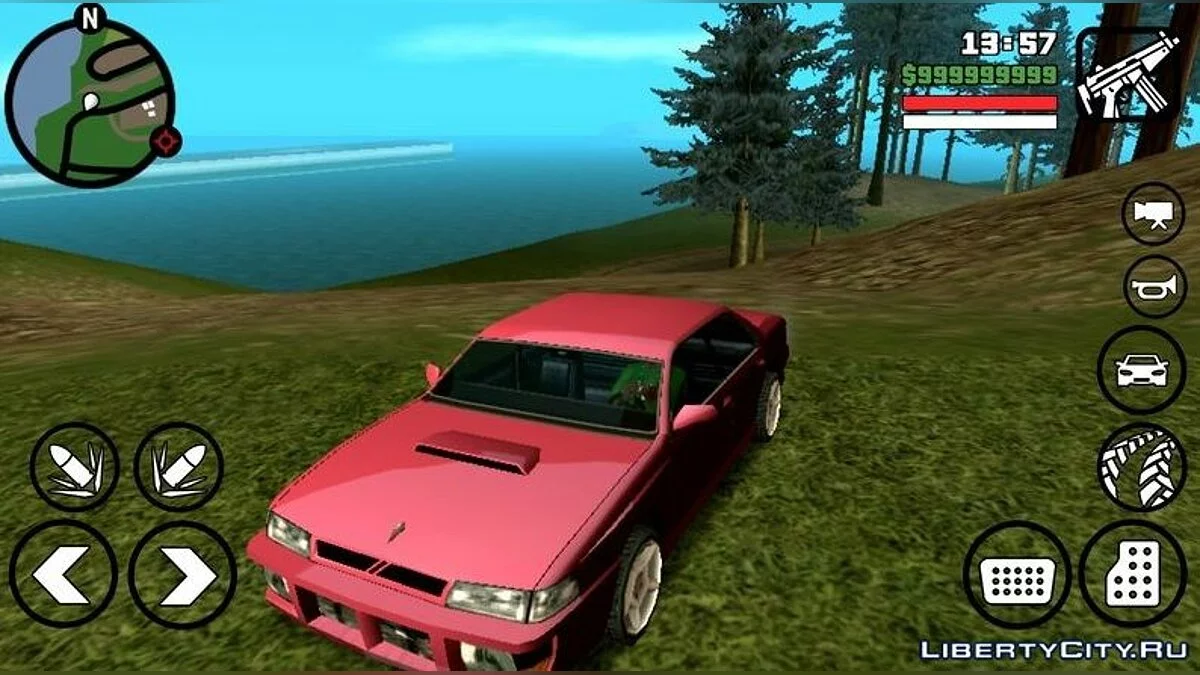 Отражения в стиле GTA LCS / GTA San Andreas (iOS, Android)