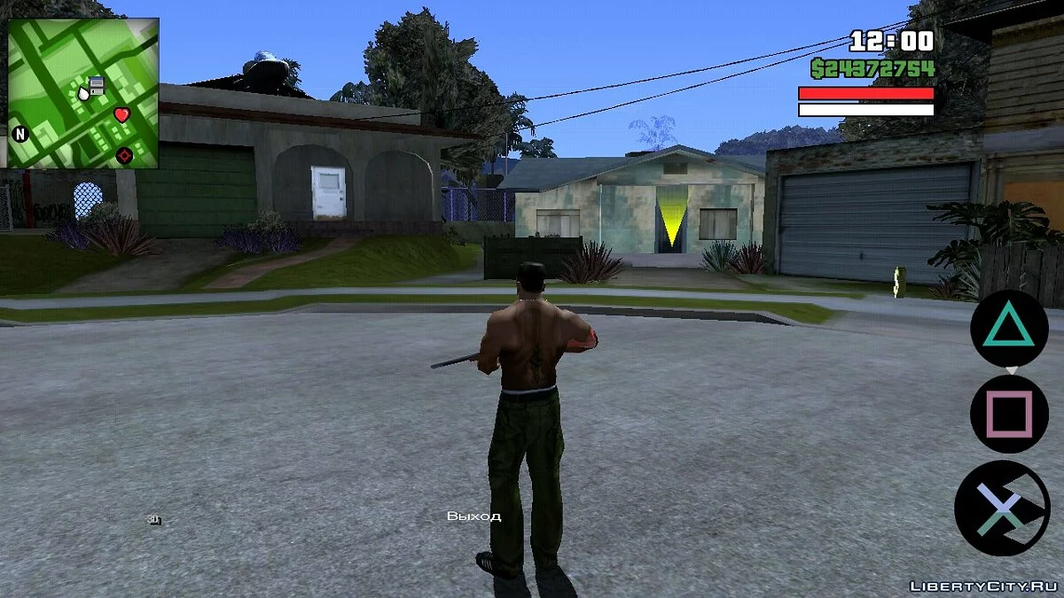 Кнопки из PS2 / GTA San Andreas (iOS, Android)