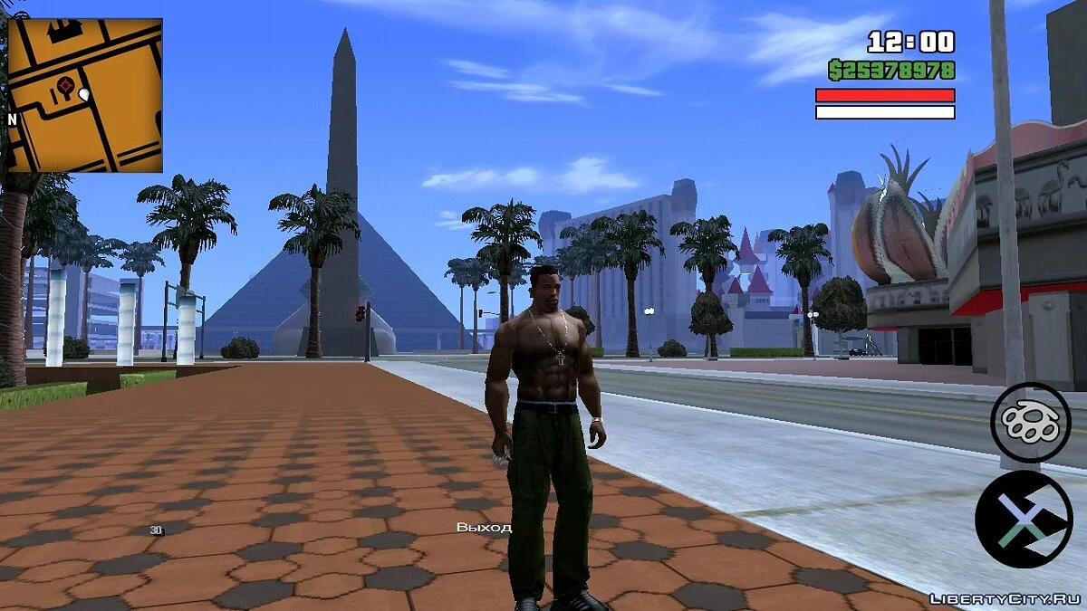Радар и карта в стиле GTA 3 / GTA San Andreas (iOS, Android)