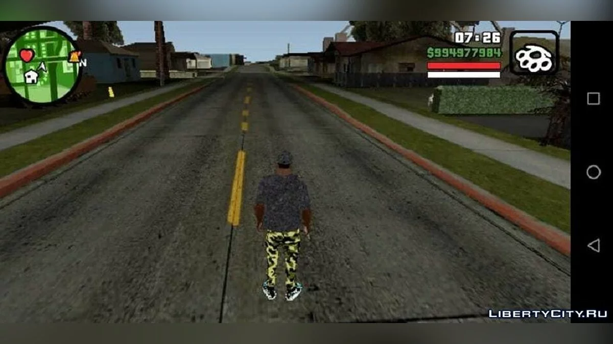 HD текстуры для дороги / GTA San Andreas (iOS, Android)