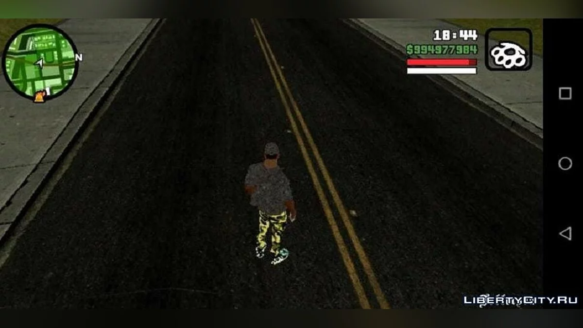 HD текстуры для дороги / GTA San Andreas (iOS, Android)
