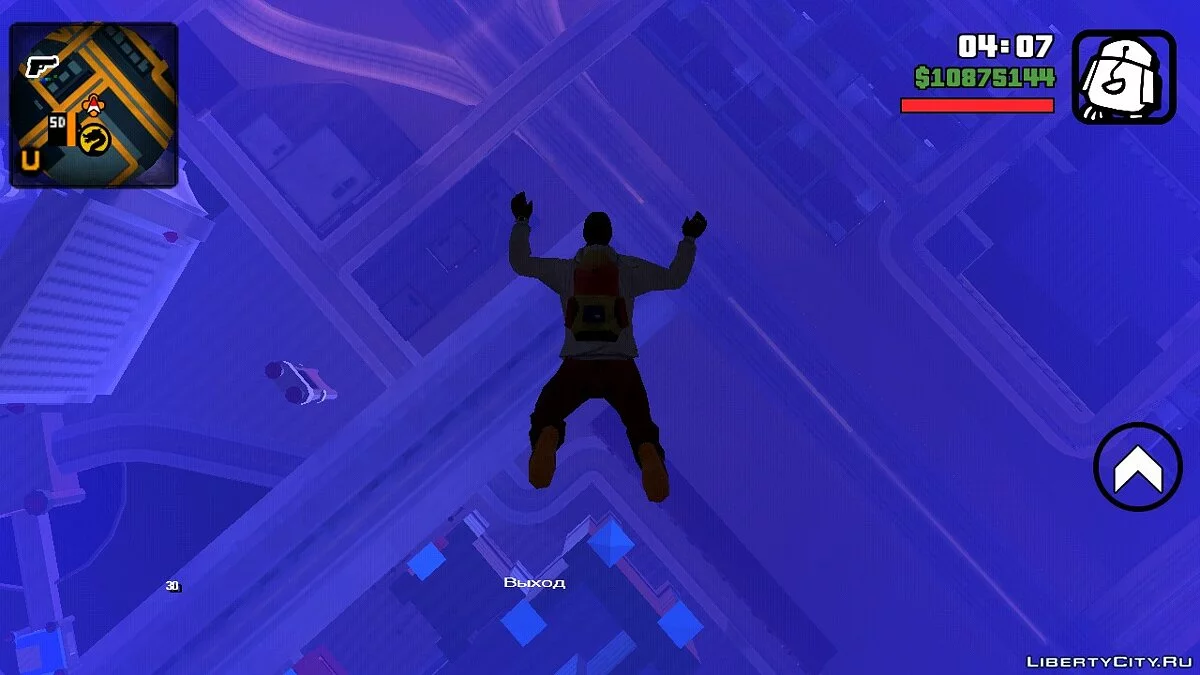 Карта и радар в гоночном стиле (Есть иконки) / GTA San Andreas (iOS, Android)