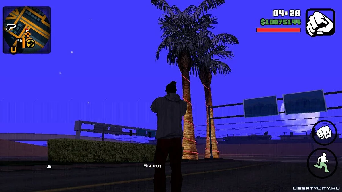 Карта и радар в гоночном стиле (Есть иконки) / GTA San Andreas (iOS, Android)