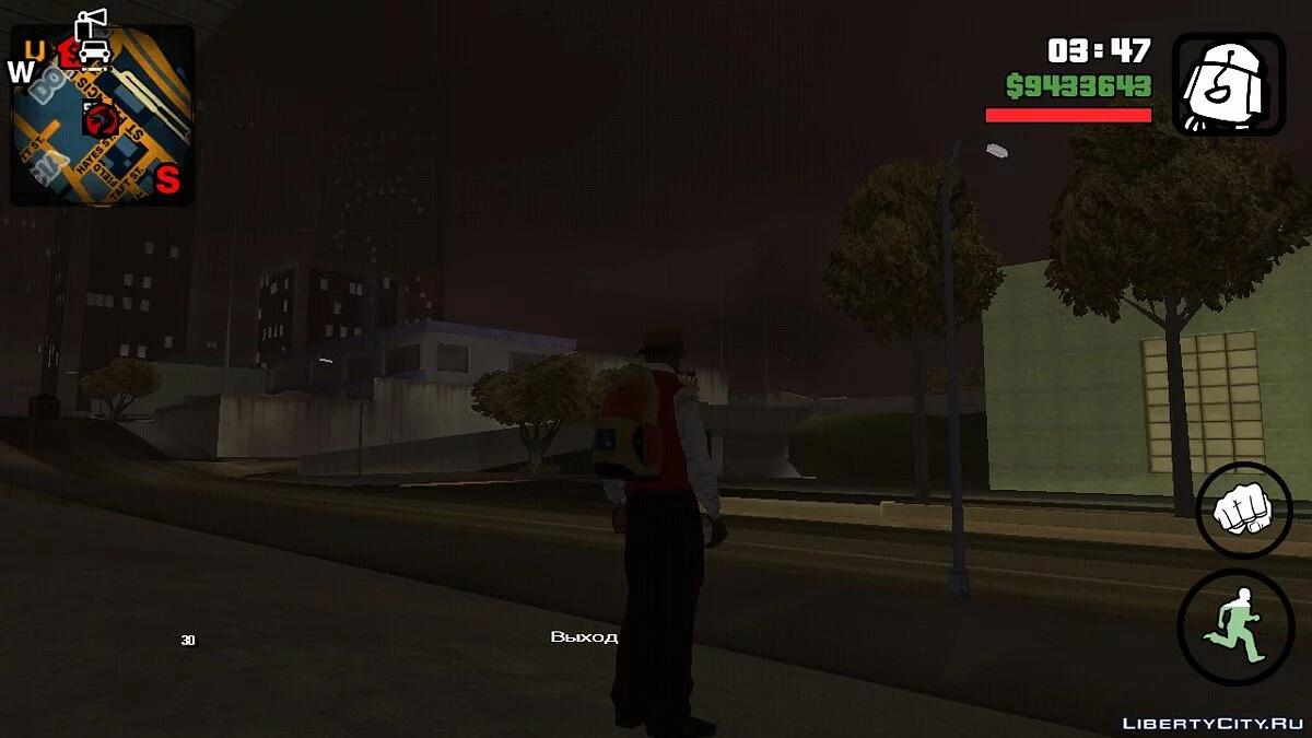 Карта и радар в гоночном стиле (Есть иконки) / GTA San Andreas (iOS, Android)