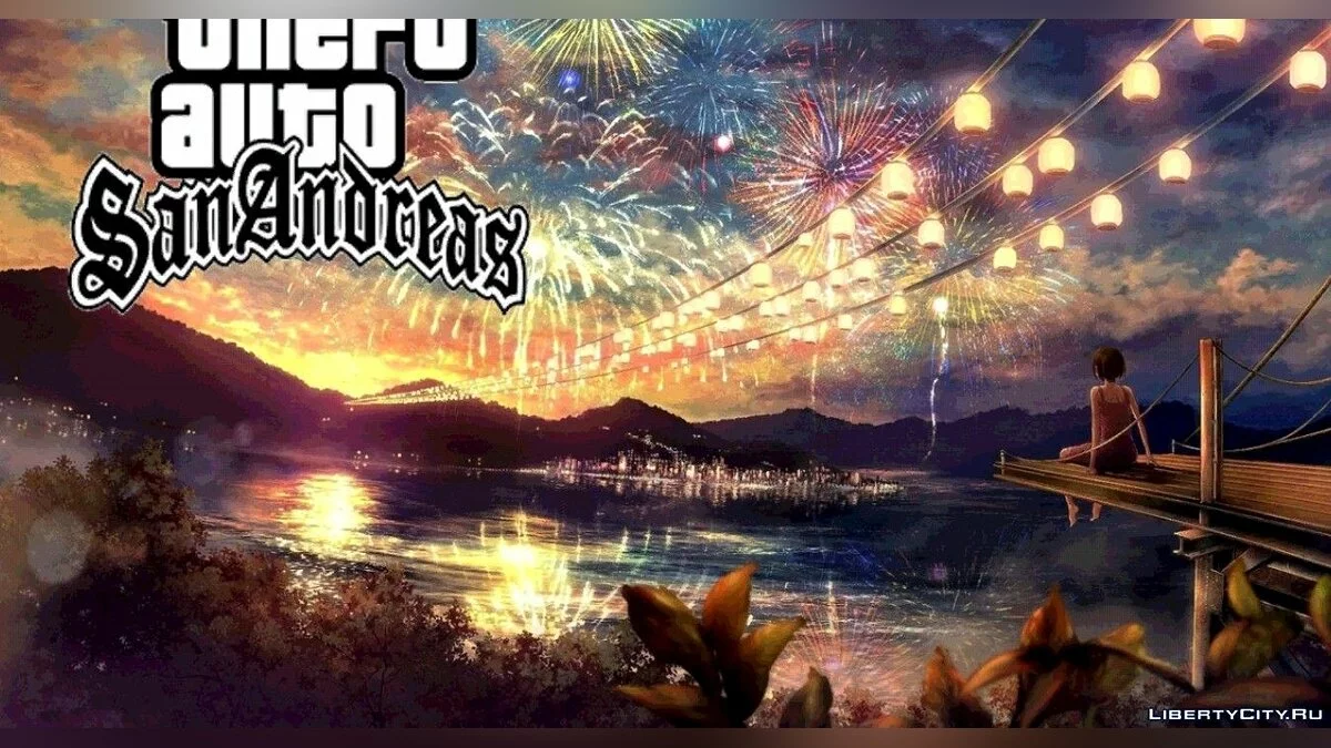 Меню в стиле аниме / GTA San Andreas (iOS, Android)