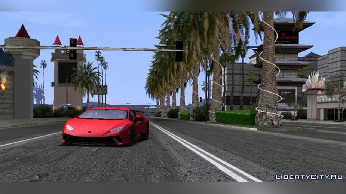 Новые HD дороги в Сан-Андреас / GTA San Andreas (iOS, Android)