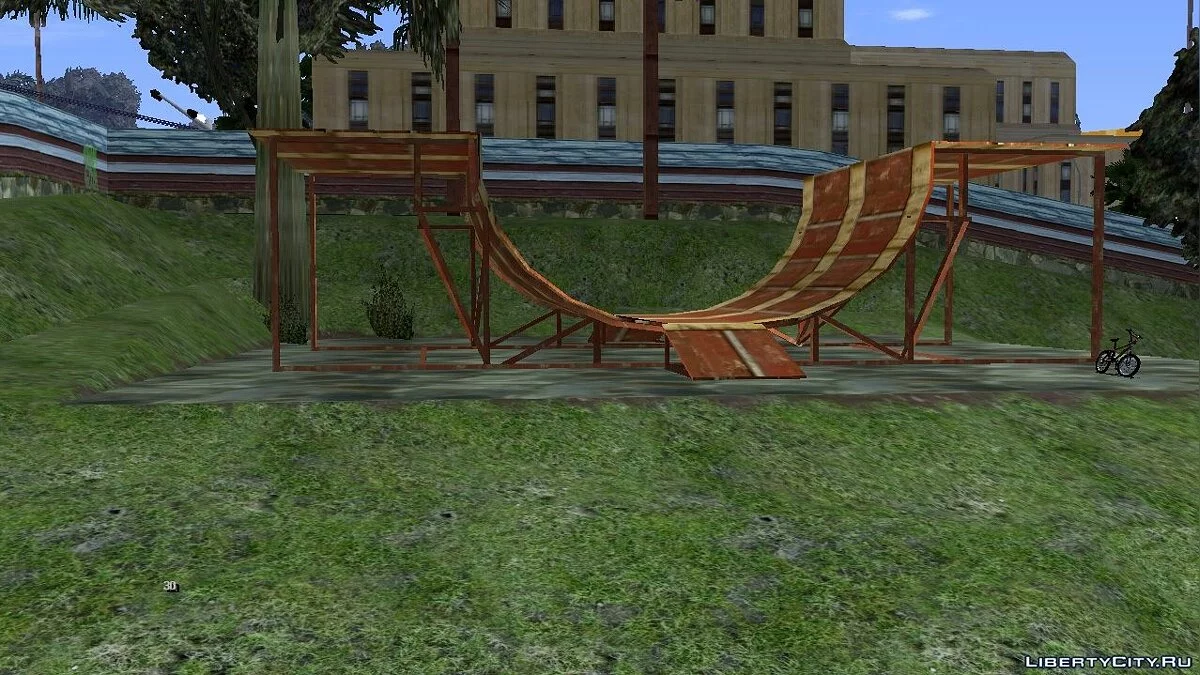 Новые текстуры для скейт-парка в Лос-Сантосе / GTA San Andreas (iOS, Android)