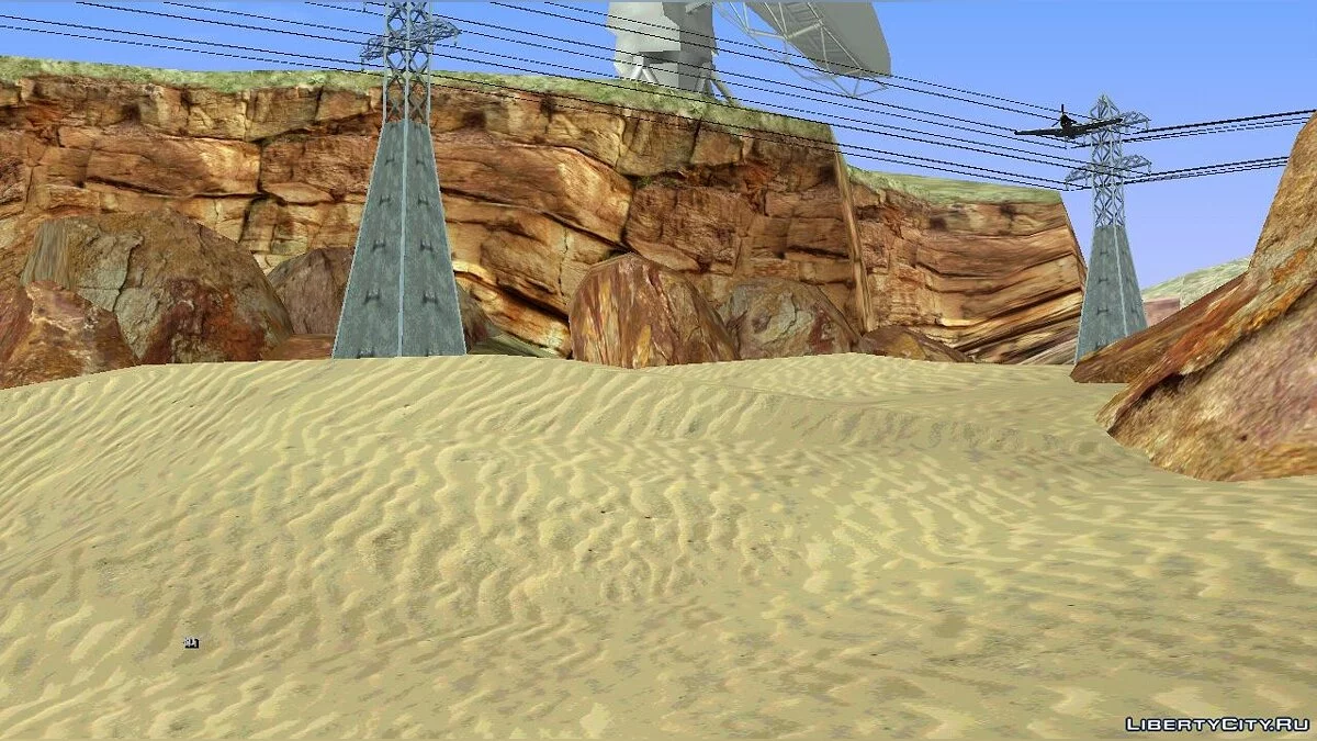 Новые текстуры пустыни и ее окрестностей / GTA San Andreas (iOS, Android)