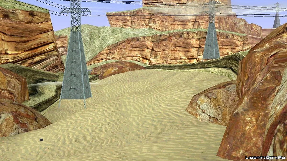Новые текстуры пустыни и ее окрестностей / GTA San Andreas (iOS, Android)